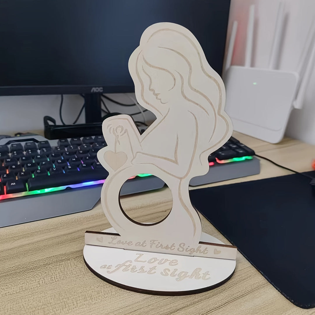 EchoLove – Cadre photo écho pour bébé – Cadre souvenir en bois