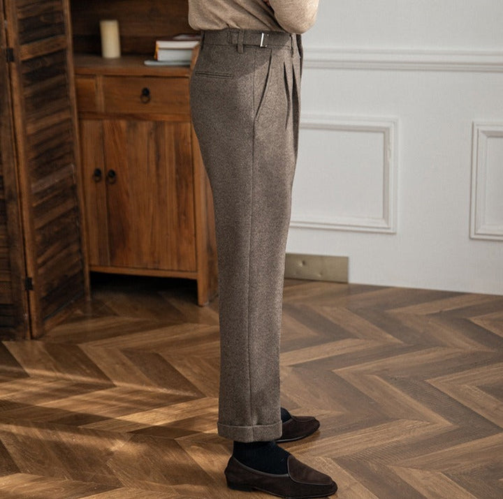 Gianni | Pantalon en laine pied-de-poule