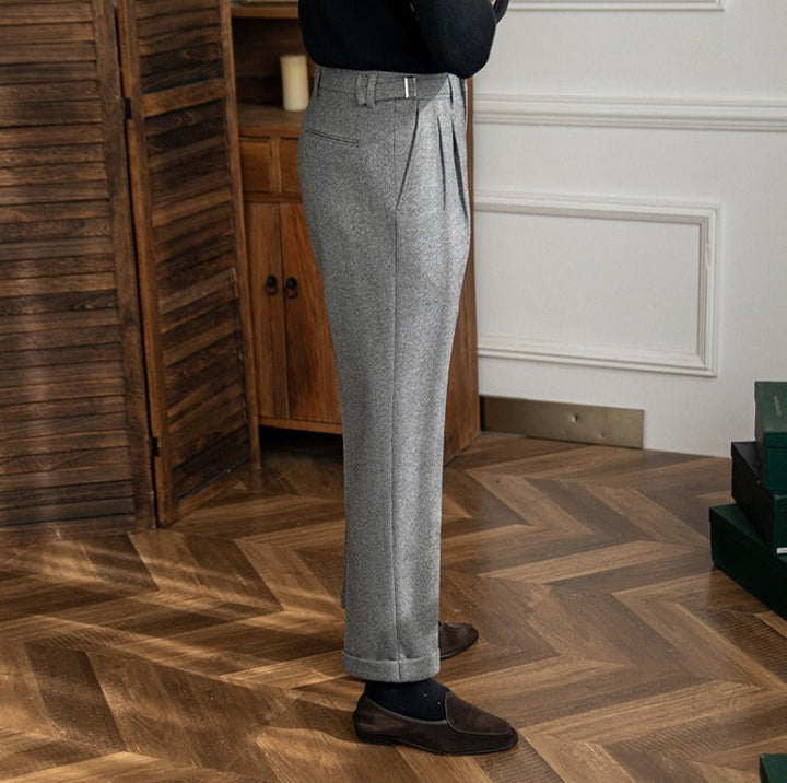 Gianni | Pantalon en laine pied-de-poule