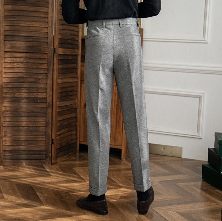 Gianni | Pantalon en laine pied-de-poule