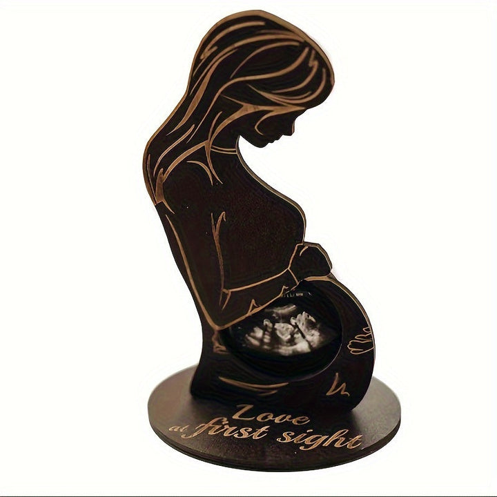 EchoLove – Cadre photo écho pour bébé – Cadre souvenir en bois