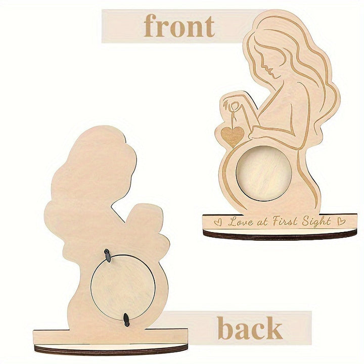 EchoLove – Cadre photo écho pour bébé – Cadre souvenir en bois