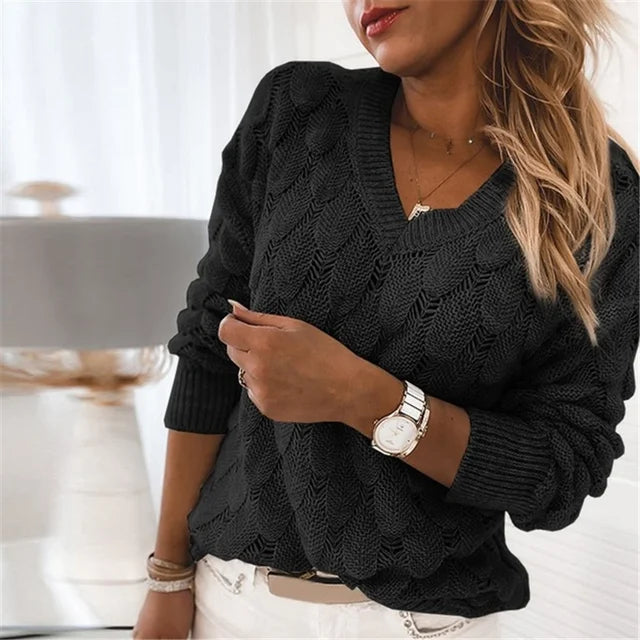 Marielle | Pull moderne à coupe étroite