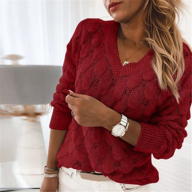 Marielle | Pull moderne à coupe étroite