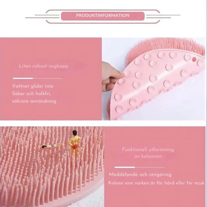 MHDW Tapis à brosses avec ventouses
