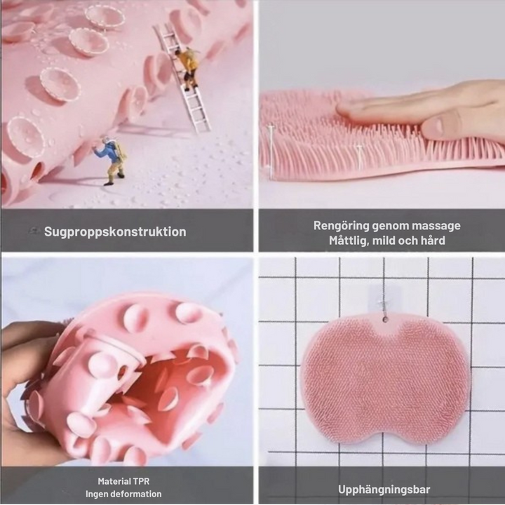MHDW Tapis à brosses avec ventouses