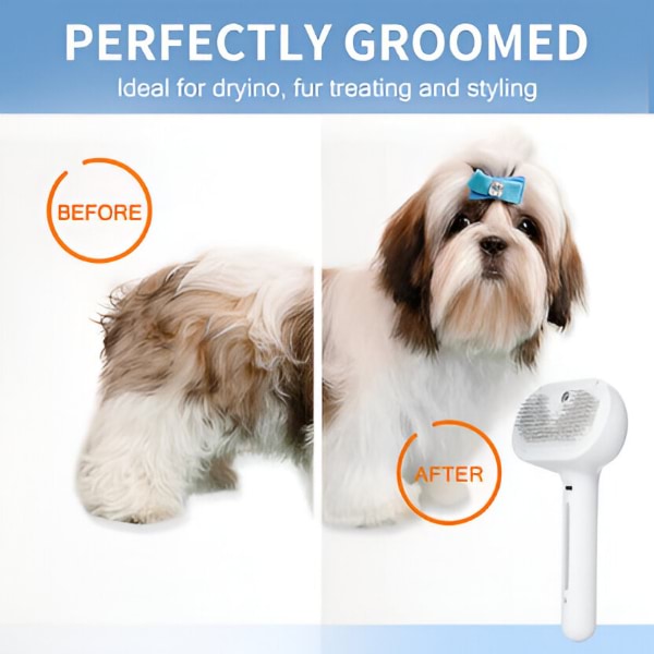 GROOMSY | Sladdlös ångborste