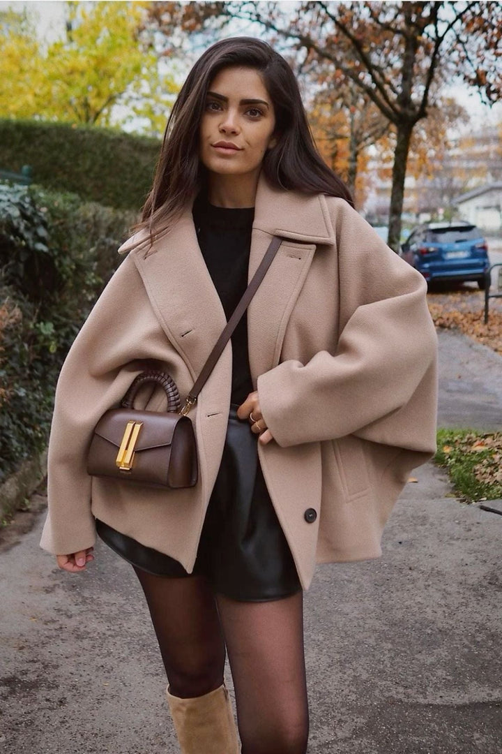 Claudine | Manteau de laine surdimensionné