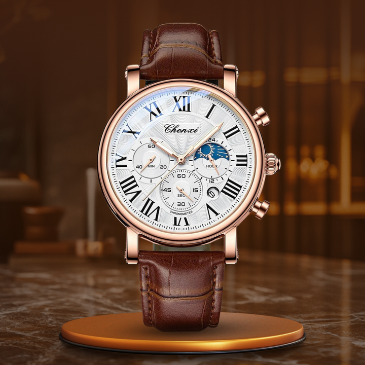 Montre Homme Cuir Luxe