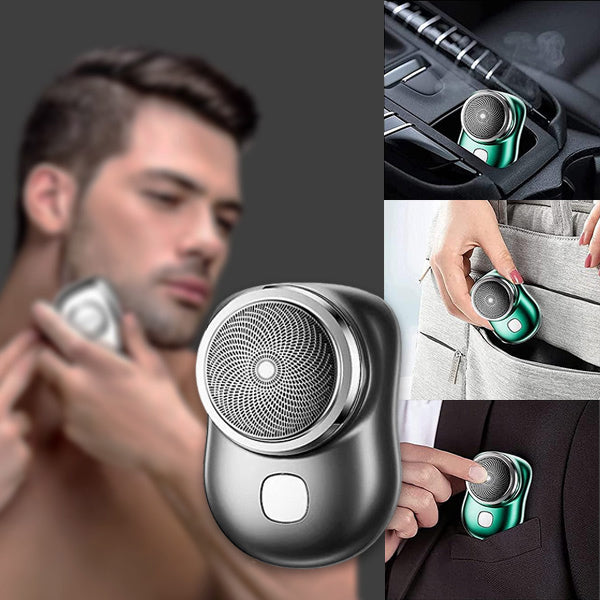 RAZOMATIC | Mini bärbar elektrisk rakapparat