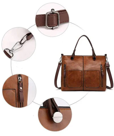 Marisa | Sac élégant en cuir véritable
