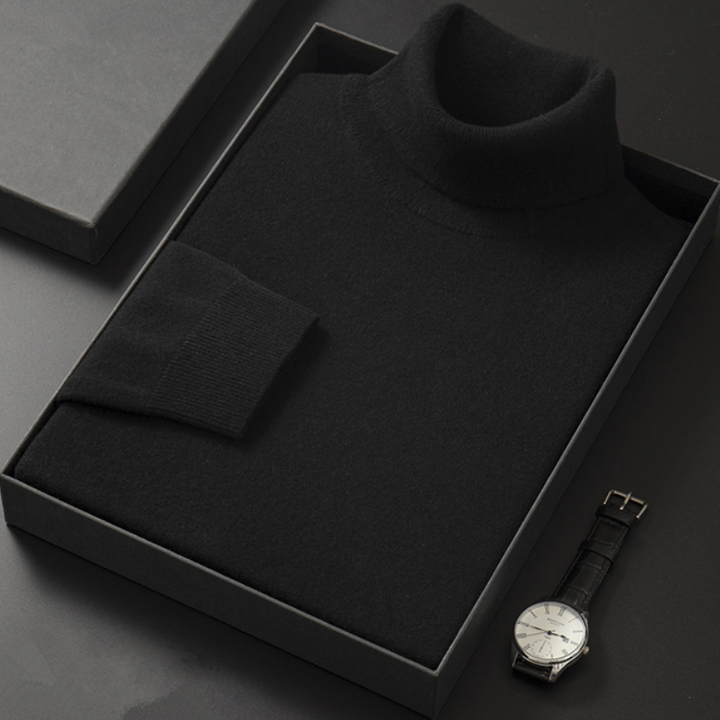 Thierry | Elegant Pull à col roulé