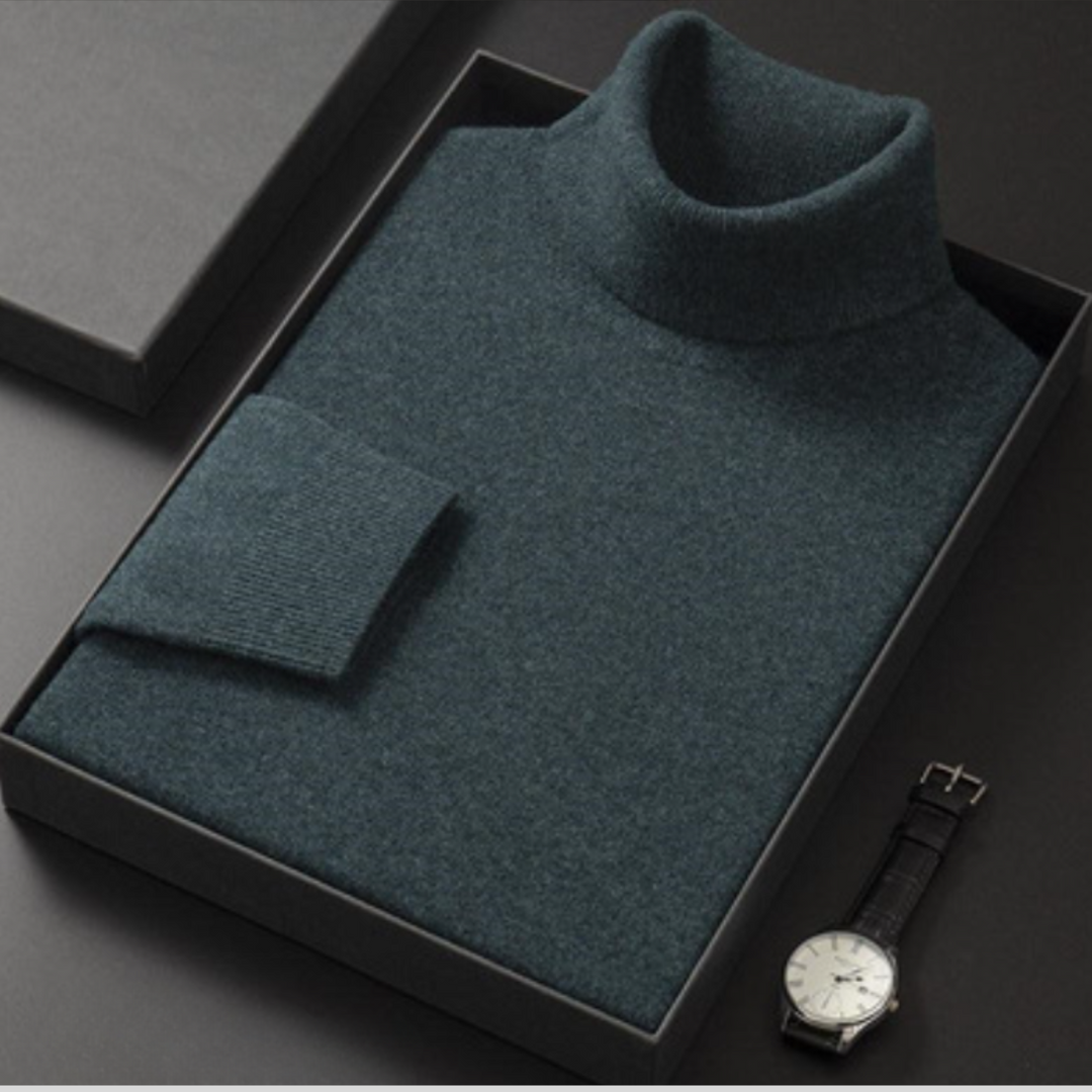 Thierry | Elegant Pull à col roulé