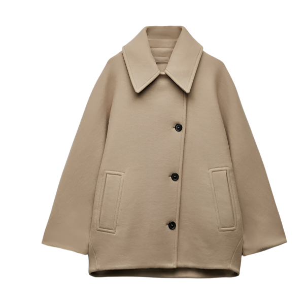 Claudine | Manteau de laine surdimensionné